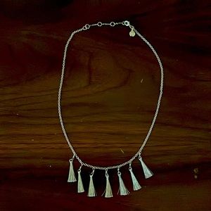 Gold Tassel Necklace